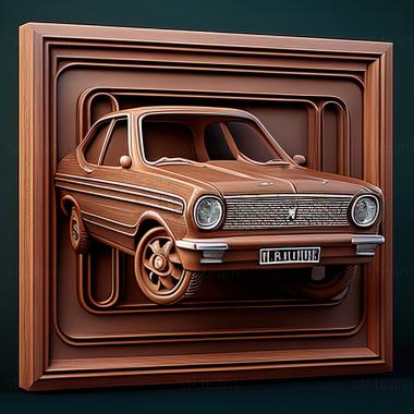 3D model Opel Rekord (STL)